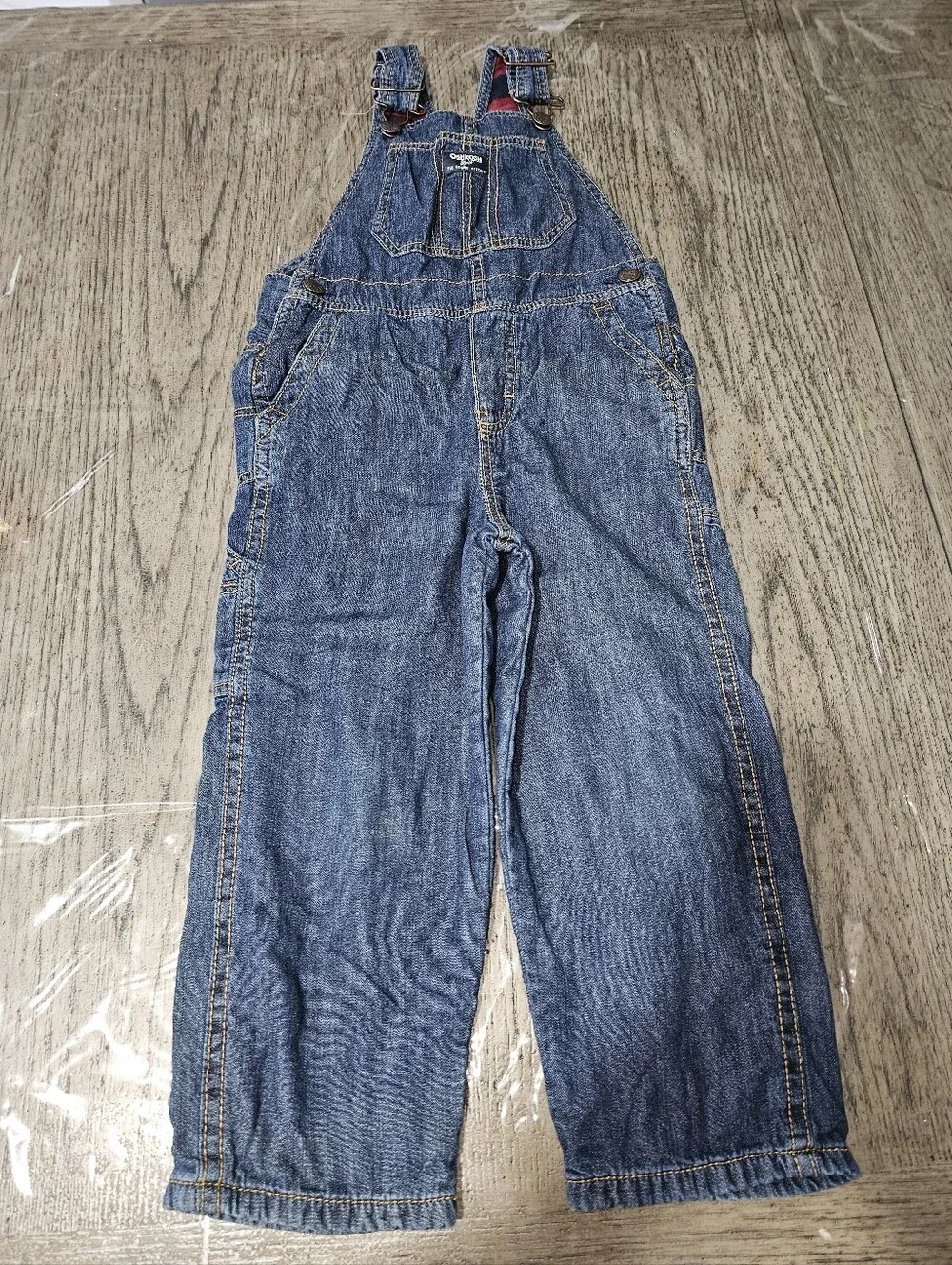 Oshkosh B'gosh Denim Overall Toddler Boys Size 5 T